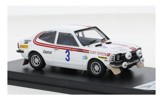 Trofeu RRGR09 Toyota Corolla Levin, No.3, Rallye WM, Rallye Acropolis, A.Warmbold/J.Davenport, 1975 1:43