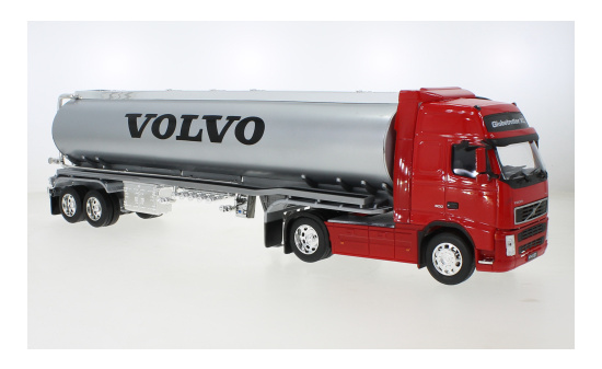 Welly 32632W-RED Volvo FH12, rot/silber, Volvo, Oil Tanker 1:32