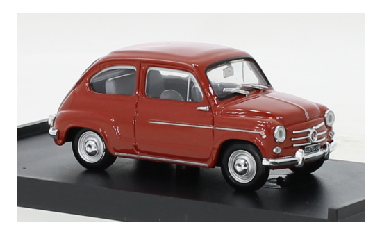 Brumm R316-11 Fiat 600D, rot, 1960 1:43