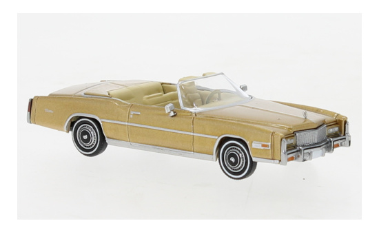 Brekina 19752 Cadillac Eldorado Convertible, metallic-beige, 1976 1:87