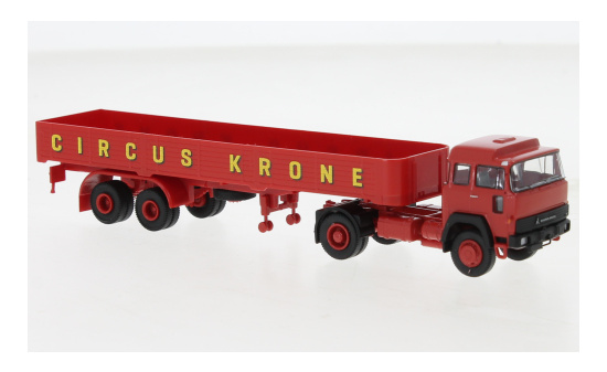 Brekina 83261 Magirus 310 D 16 Pritschen-SZ, Circus Krone, 1974 1:87