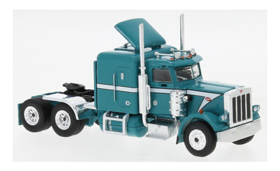 Brekina 85710 Peterbilt 359, metallic-türkis/weiss, 1973 - Vorbestellung 1:87