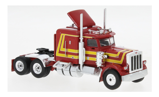 Brekina 85709 Peterbilt 359, rot/gelb, 1973 - Vorbestellung 1:87