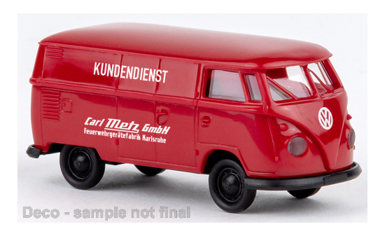 Brekina 32754 VW T1b Kasten, Metz Feuerwehrgerätefabrik, 1960 1:87