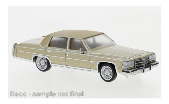PCX87 PCX870451 Cadillac Fleetwood Brougham, metallic-beige, 1982 1:87