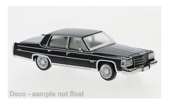 PCX87 PCX870448 Cadillac Fleetwood Brougham, schwarz, 1982 1:87