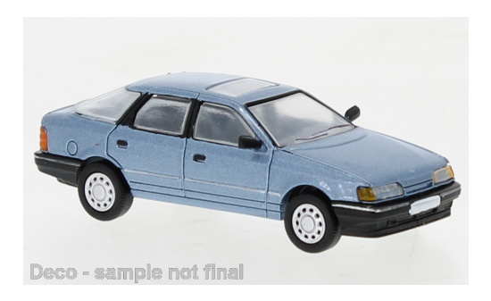 PCX87 PCX870459 Ford Scorpio, metallic-hellblau, 1985 1:87