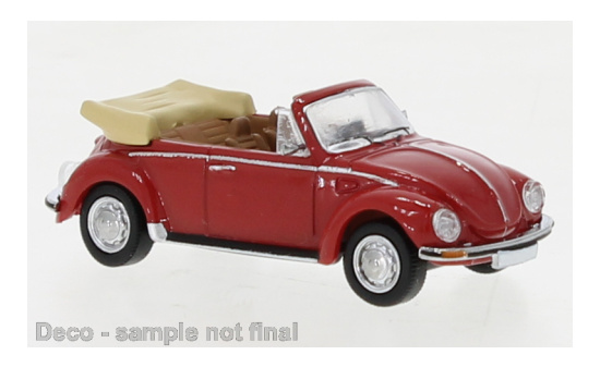 PCX87 PCX870516 VW Käfer 1303 Cabriolet, rot, 1979 1:87