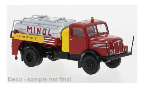 Brekina 71475 IFA S 4000-1 Tankwagen, Minol, 1960 1:87