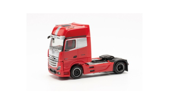 Herpa 315852 Mercedes-Benz Actros `18 Gigaspace Zugmaschine Edition 3, rot - Vorbestellung 1:87