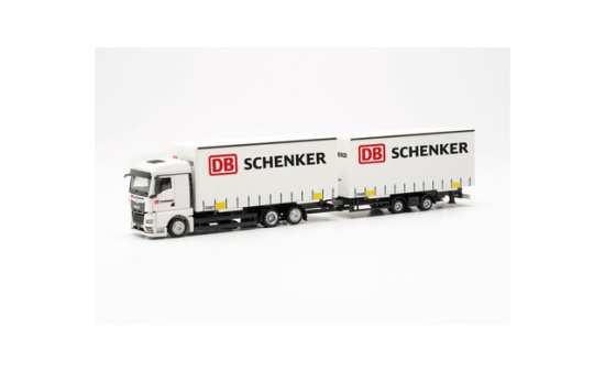 Herpa 316040 MAN TGX GM Volumen-Wechselplanen-Hängerzug DB Schenker - Vorbestellung 1:87