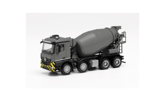 Herpa 316187 Mercedes-Benz Arocs M Betonmischer grau/gelb 1:87