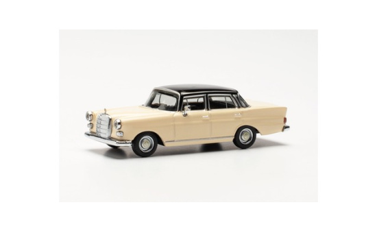 Herpa 430739-003 Mercedes-Benz 200 Heckflosse, creme/schwarz 1:87