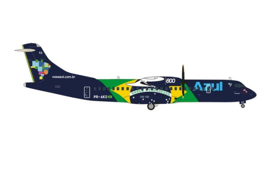 Herpa 572675 Azul ATR-72-600 Brazilian Flag livery - PR-AKO 1:200