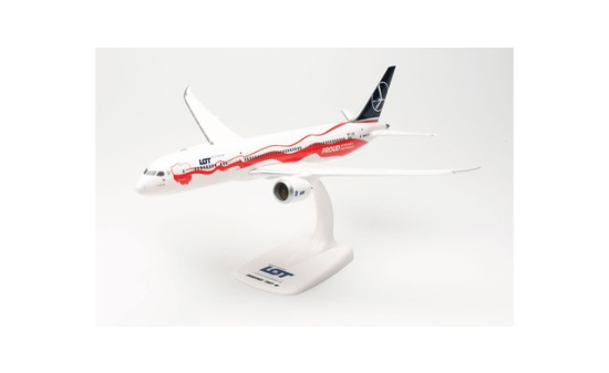 Herpa 613781 LOT Polish Airlines Boeing 787-9 Proud of Polands Independence - SP-LSC 1:200