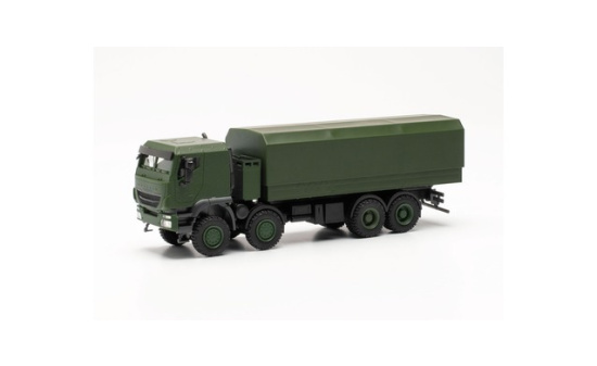 Herpa 746915 Iveco Trakker 8x8 geschützt Pritschen-LKW, undekoriert 1:87