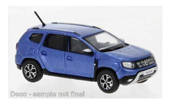 PCX87 PCX870373 Dacia Duster II, metallic-blau, 2020 1:87