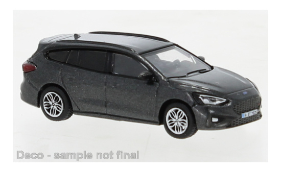 PCX87 PCX870376 Ford Focus Turnier ST-Line - dunkelgrau (Metallic) 1:87