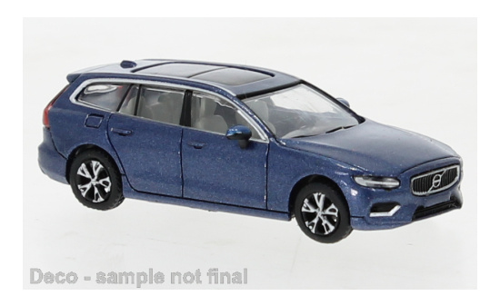 PCX87 PCX870392 Volvo V60, metallic-blau, 2019 1:87