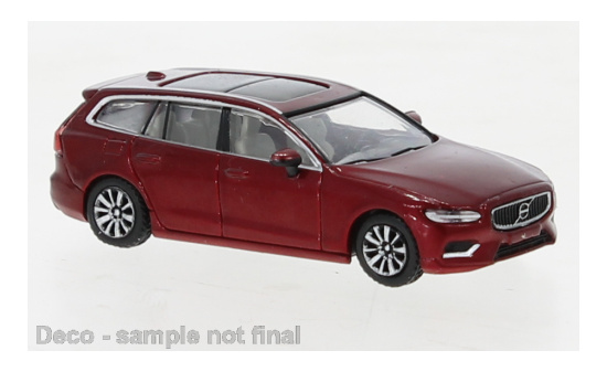 PCX87 PCX870393 Volvo V60, metallic-rot, 2019 1:87