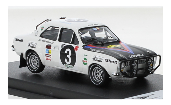 Trofeu RRKE12 Ford Escort MK I, No.3, Safari Rallye, R.C.Hillyar/J.Aird, 1971 1:43