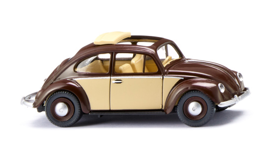 Wiking 079433 VW Käfer 1200 mit Faltdach - schokoladenbraun/elfenbein 1:87