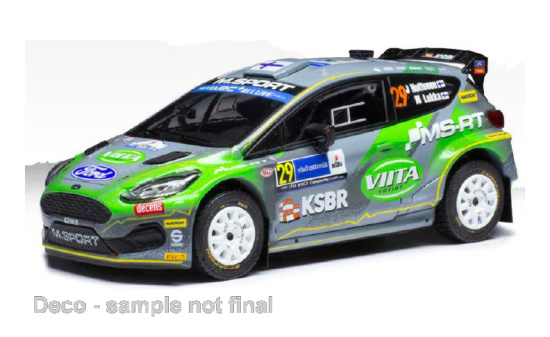 IXO RAM86422 Ford Fiesta R5 Rally2, No.29, WRC, Rallye Estland, J.Huttunen/M.Lukka, 2022 1:43
