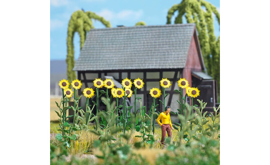 Busch 1261 Riesen-Sonnenblumen - Vorbestellung 1:43