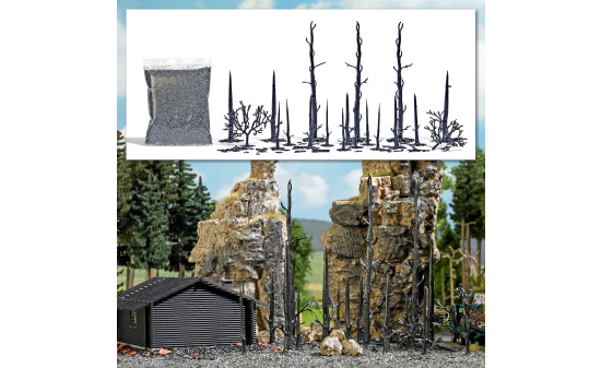 Busch 1854 Abgebrannter Wald - Vorbestellung 1:87