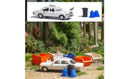 Busch 7985 A-Set: Katzenauto - Vorbestellung 1:87