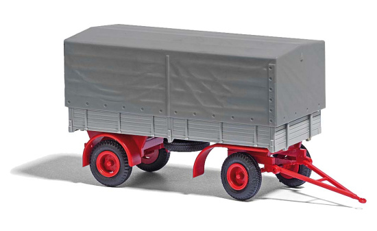 Busch 53352 HL80 Anhänger grau/rot - Vorbestellung 1:87