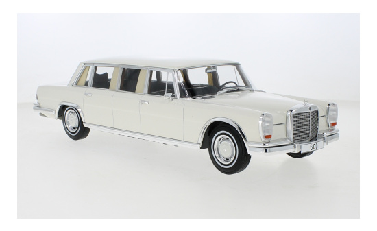 MCG 18188 Mercedes 600 (W100) Pullman, weiss, 1969 1:18