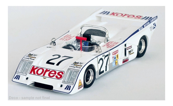 Trofeu DSN-71 Chevron B31, RHD, No.27, 24h Le Mans, T.Charnell/R.Smith/F.Alliot/R.Jones, 1978 1:43