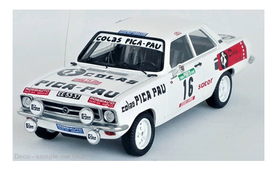 Trofeu DSN-72 Opel Ascona A, No.16, Rallye WM, Rallye Portugal, S.Mendes/J.Nobre, 1976 1:43