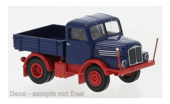 Brekina 71459 IFA S 4000-1, dunkelblau/rot, 1960 1:87