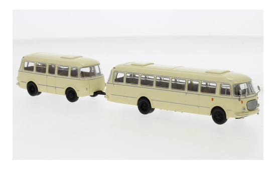 Brekina 58271 JZS Jelcz 043 Bus mit PA 01, beige, 1964 1:87