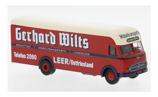 Brekina 57233 Mercedes LP 322 Möbelwagen, Gerhard Wilts, 1960 1:87