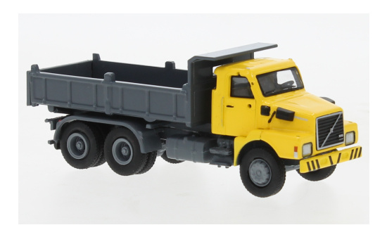 Brekina BRE85654 Volvo N 10 Kipper - hellgelb , grau - Vorbestellung 1:87