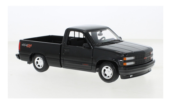 Maisto 32901BLACK Chevrolet 454 SS Pick-Up, schwarz, 1993 1:24