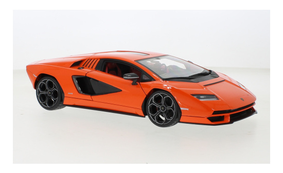 Maisto 31459ORANGE Lamborghini Countach LPI 800-4, orange, 2021 1:18