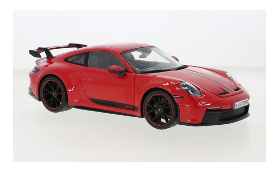 Maisto 36458RED Porsche 911 GT3 (992), rot, 2022 1:18