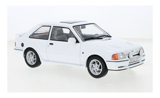 MCG 18271 Ford Escort MKIV RS Turbo S2, weiss, 1990 1:18