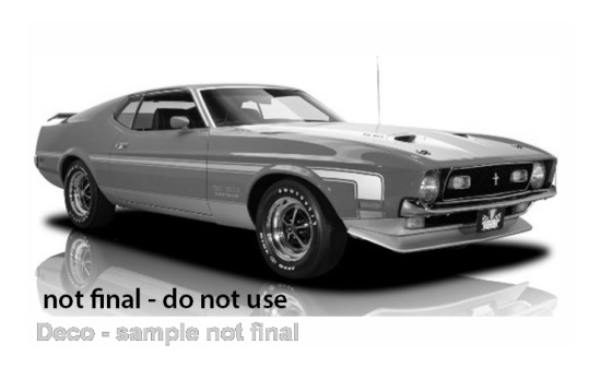 Sun Star SUN3628 Ford Mustang Boss 351 - blau , silber - Vorbestellung 1:18