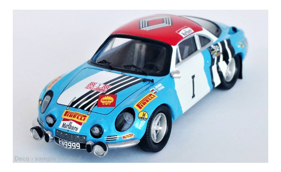 Trofeu RRPL01 Alpine Renault A110, No.1, Rallye EM, Rallye Polen, S.Zasada/E.Zasada, 1974 1:43