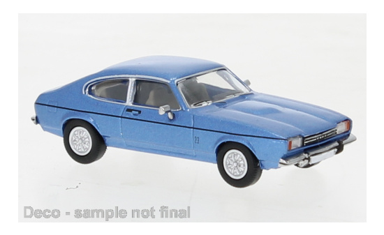 PCX87 PCX870646 Ford Capri MK II, metallic-blau, 1974 1:87