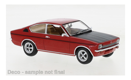 IXO CLC490N22 Opel Kadett C Coupe SR, rot/matt-schwarz, 1976 1:43