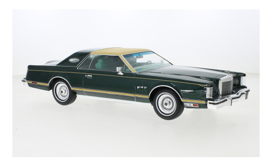 MCG 18404 Lincoln Continental Mark V, metallic-dunkelgrün, 1978 1:18