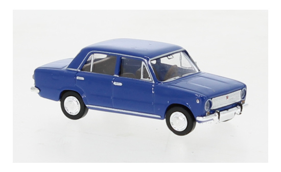 Brekina 22414 Fiat 124, blau, 1966 1:87