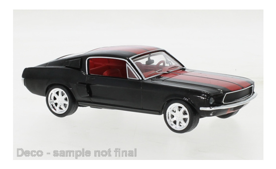 IXO CLC478N22 Ford Mustang Fastback, schwarz/rot, 1967 1:43
