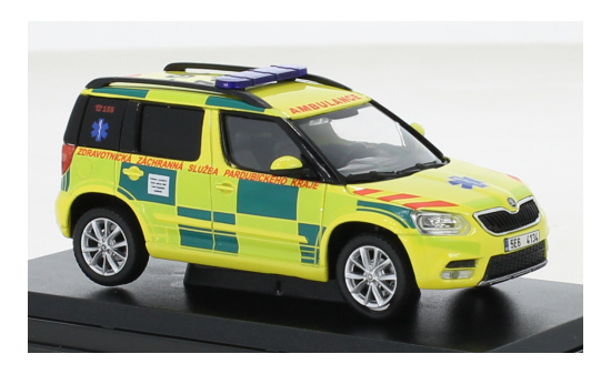 Abrex 143ABX-031XO01 Skoda Yeti FL, ZZS Pardubickeho Kraje 161, 2013 1:43